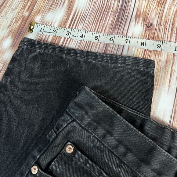 Levi's 550 Relaxed Fit Tapered Leg Mens Size 36x33.5 Black Jeans Denim Pants - Picture 7 of 12